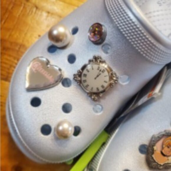 Rare DISNEY PARKS Princess Cinderella Platform Crocs Size M7/W9 - NWT - Picture 2 of 6